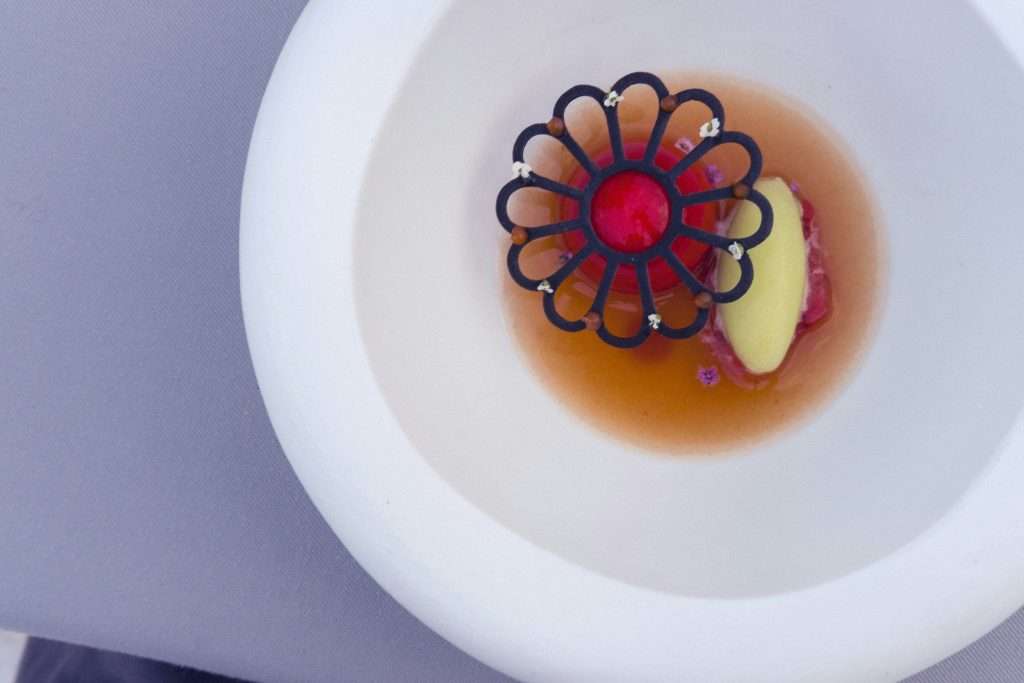 plano cenital comida